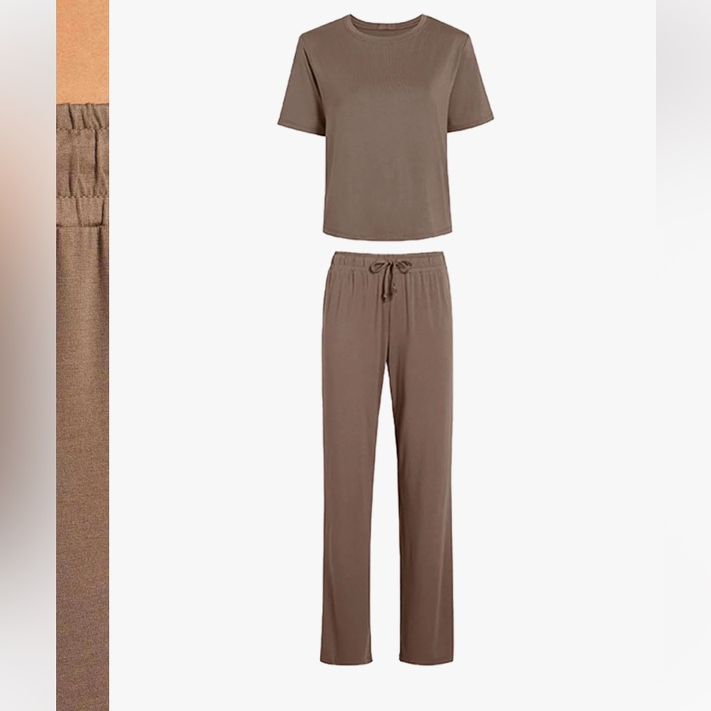 Nuuds Mocha pajama set